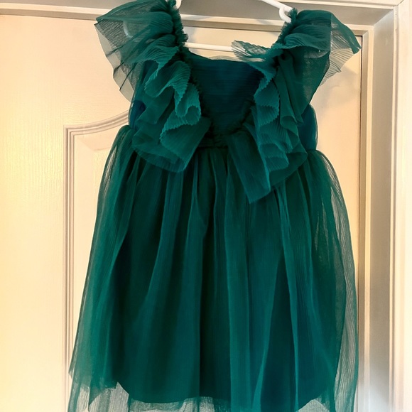H&M | Dresses | Hm Girls Green Tulle Dress | Poshmark